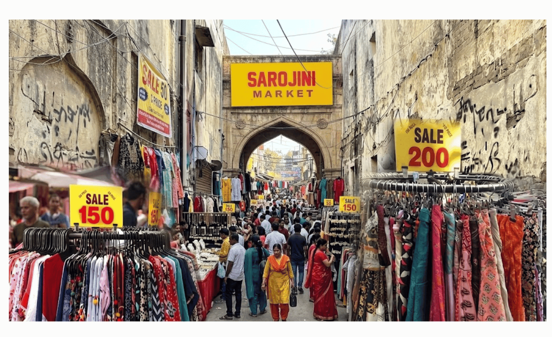 sarojini nagar fast fashion dump yard