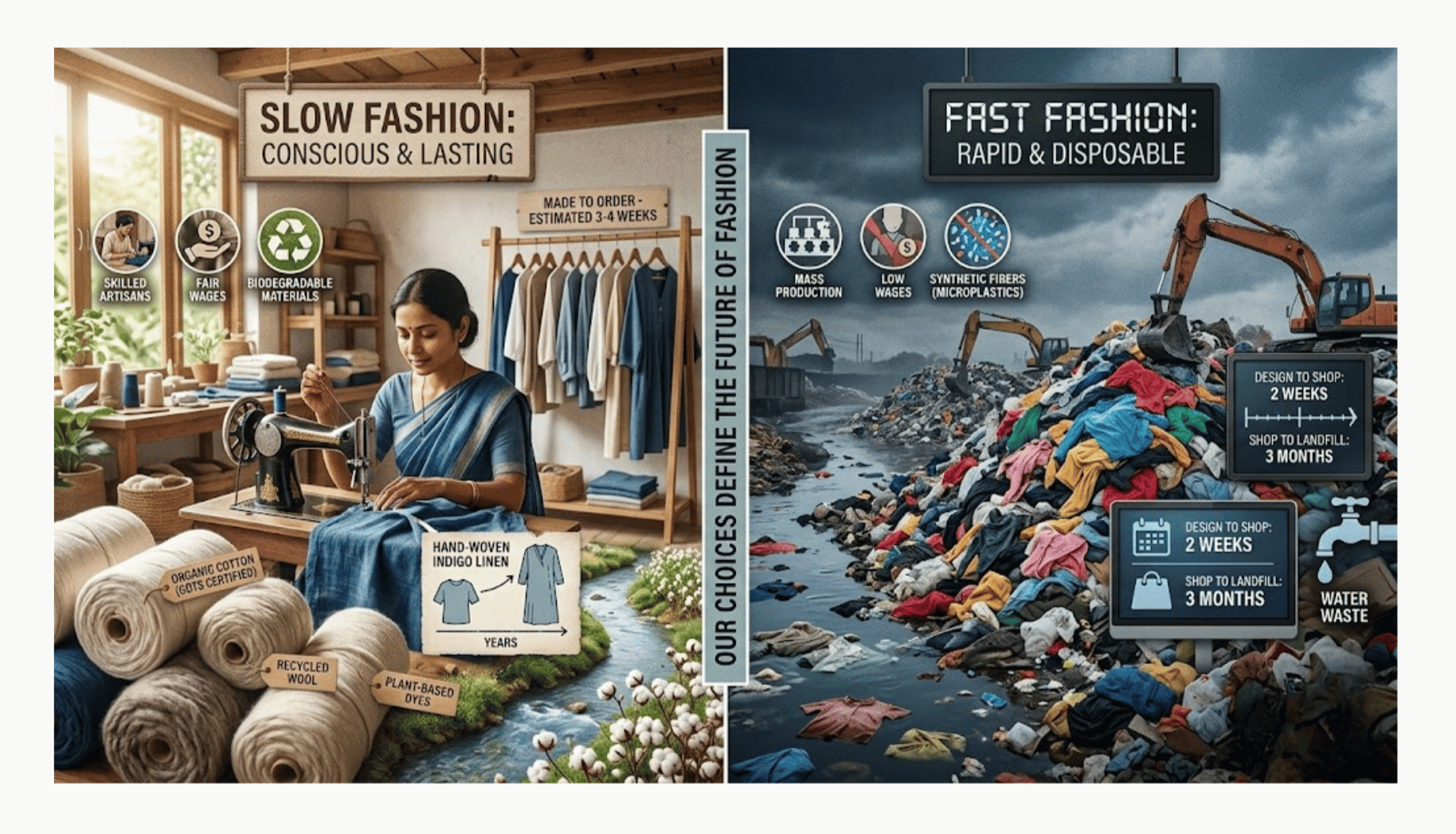 Slow fashion vs. fast fashion: which one actually costs less?