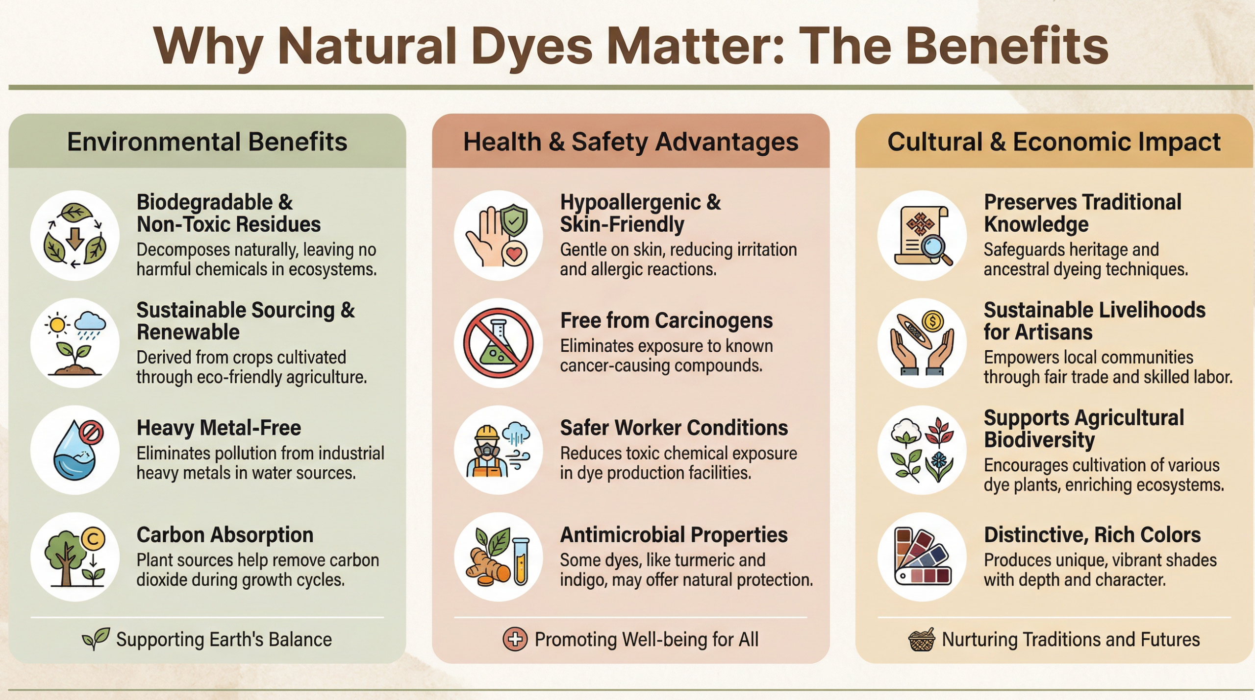 benefit of natural dyes