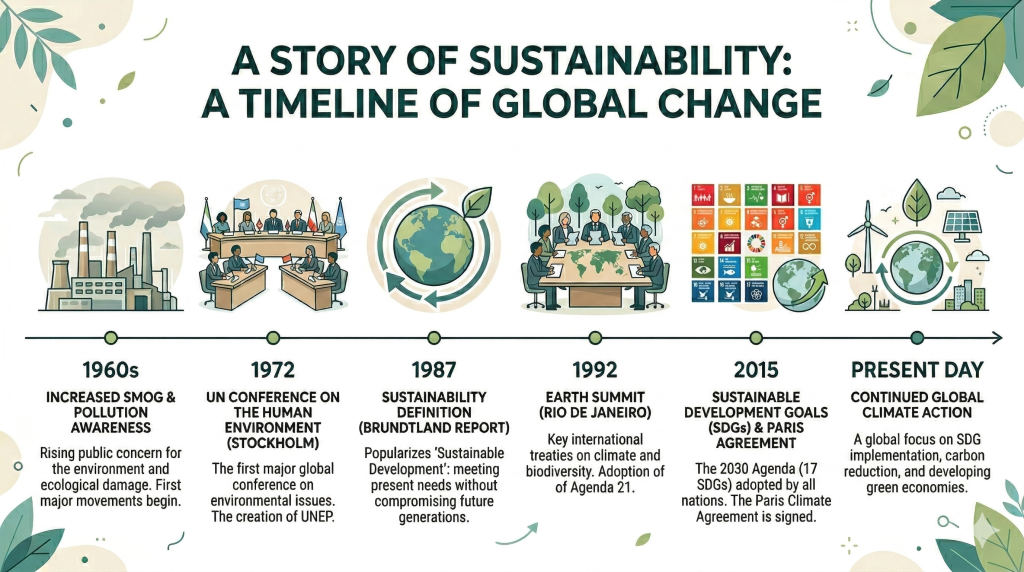timeline of sustainability